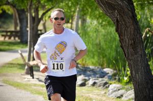 A recent race. I'm back running, and ready to run 52 races in 2015 to fight GBS